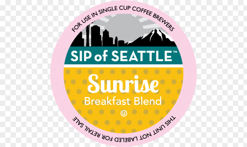 Watch And Coffee Bean Tea Leaf Breakfast Sip Of Seattle Brand Logo PNG