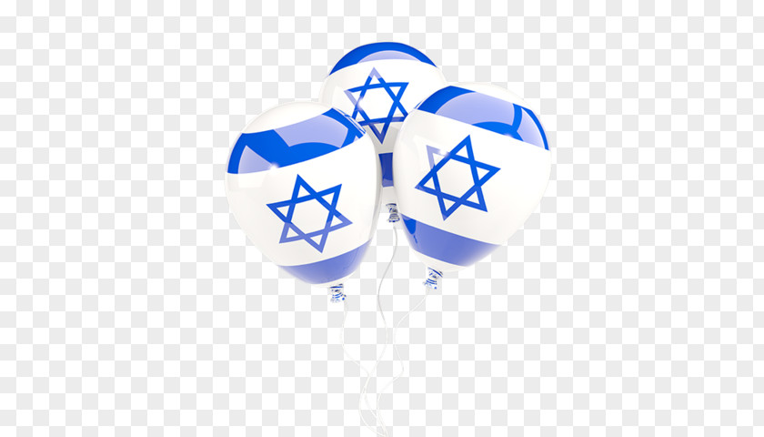 Israel Flag Of Balloon PNG