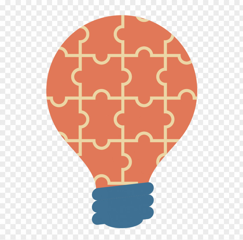 Light Bulb Jigsaw Puzzle Euclidean Vector Business PNG