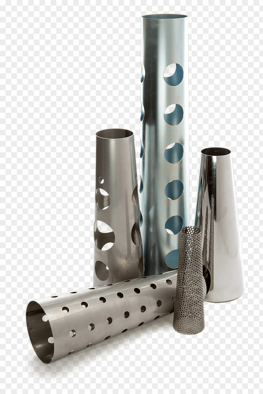 Perforated Metal Product Design Cylinder PNG