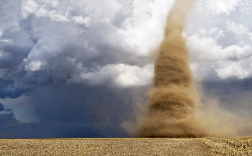 Tornado Alley Storm Cellar Desert Dust PNG