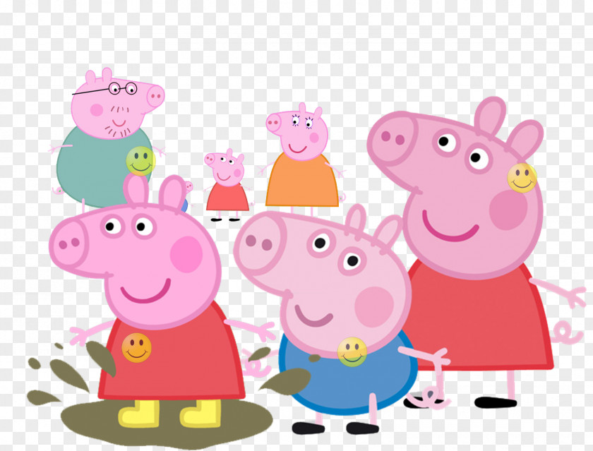 Daddy Pig Desktop Wallpaper Animated Cartoon PNG