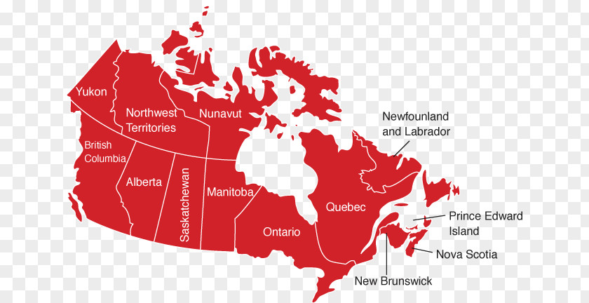 Canada French Words Vector Graphics Map Clip Art PNG