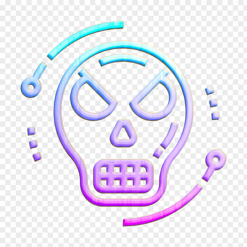 Cyber Crime Icon Skull PNG
