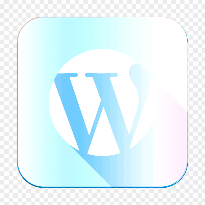 Electric Blue Logo Wordpress Icon Wp PNG