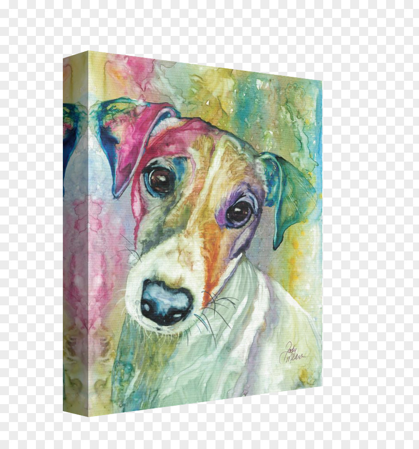 Painting Dog Breed Whippet Italian Greyhound PNG