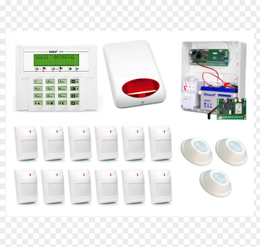 Security Alarms & Systems Passive Infrared Sensor Light-emitting Diode House PNG