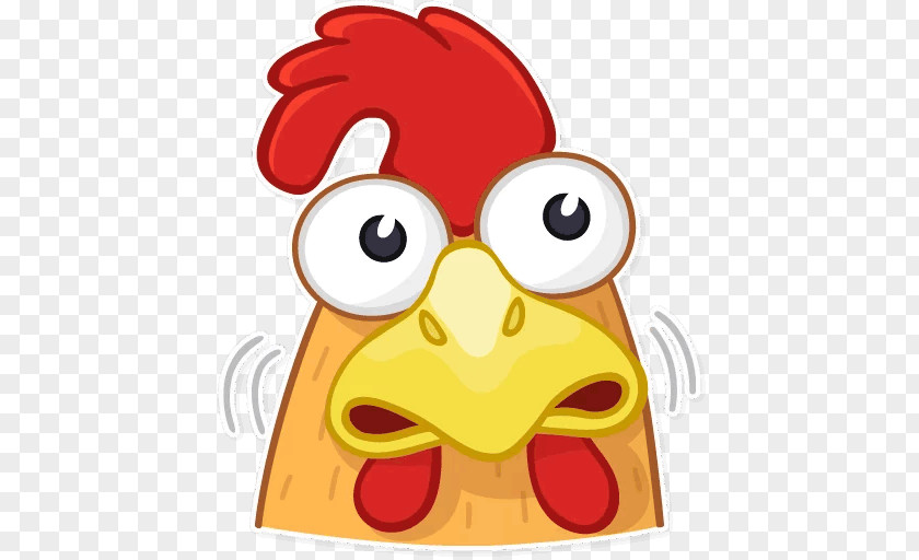 Chicken Rooster Sticker Telegram Galliformes PNG