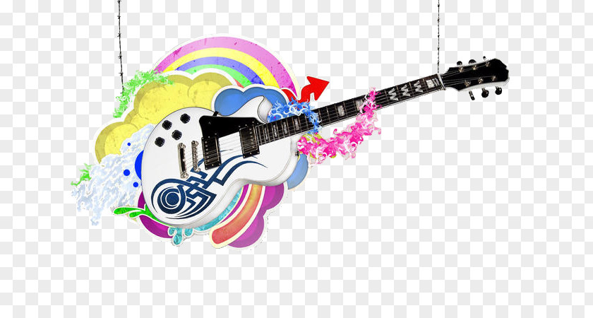 Electric Guitar 4K Resolution High-definition Television Wallpaper PNG