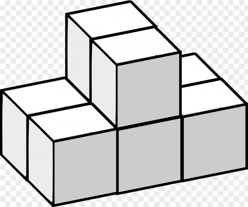 Package White Cube 3D Tetris Computer Graphics PNG