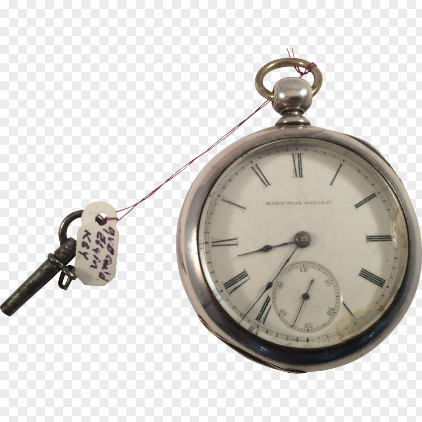 Pocket Watch Silver Clock PNG