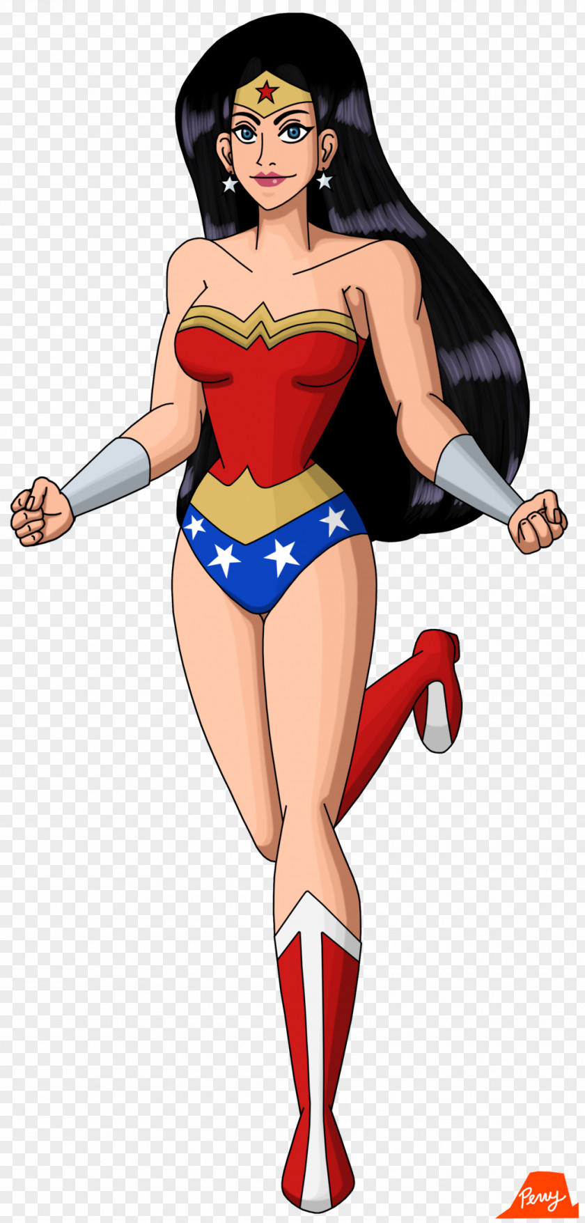 Wonder Woman Diana Prince Superman Cartoon Superhero PNG