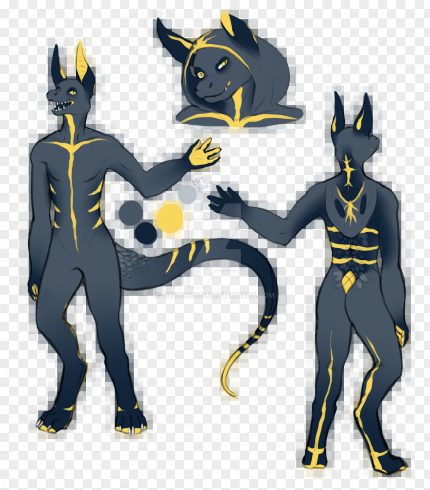 Anubis Legendary Creature Cartoon Character PNG