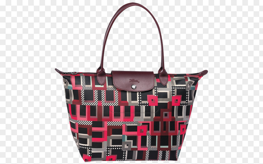 Bag Tote Handbag Red Longchamp Pliage PNG