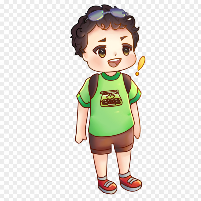 Dynamic Fashion Color Shading Background Figurine Cartoon T-shirt Mascot PNG