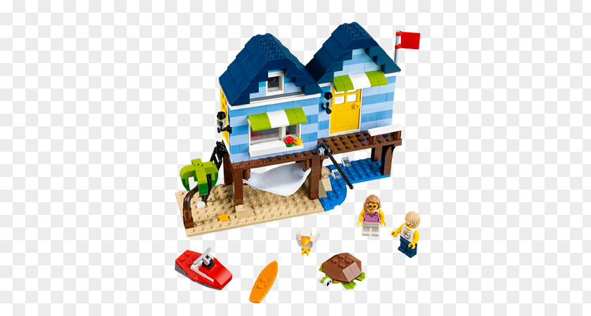 Lego Modular Buildings LEGO 31063 Creator Beachside Vacation Toy Amazon.com PNG