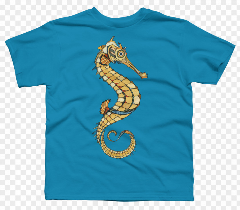 Seahorse T-shirt Neck Award Font PNG