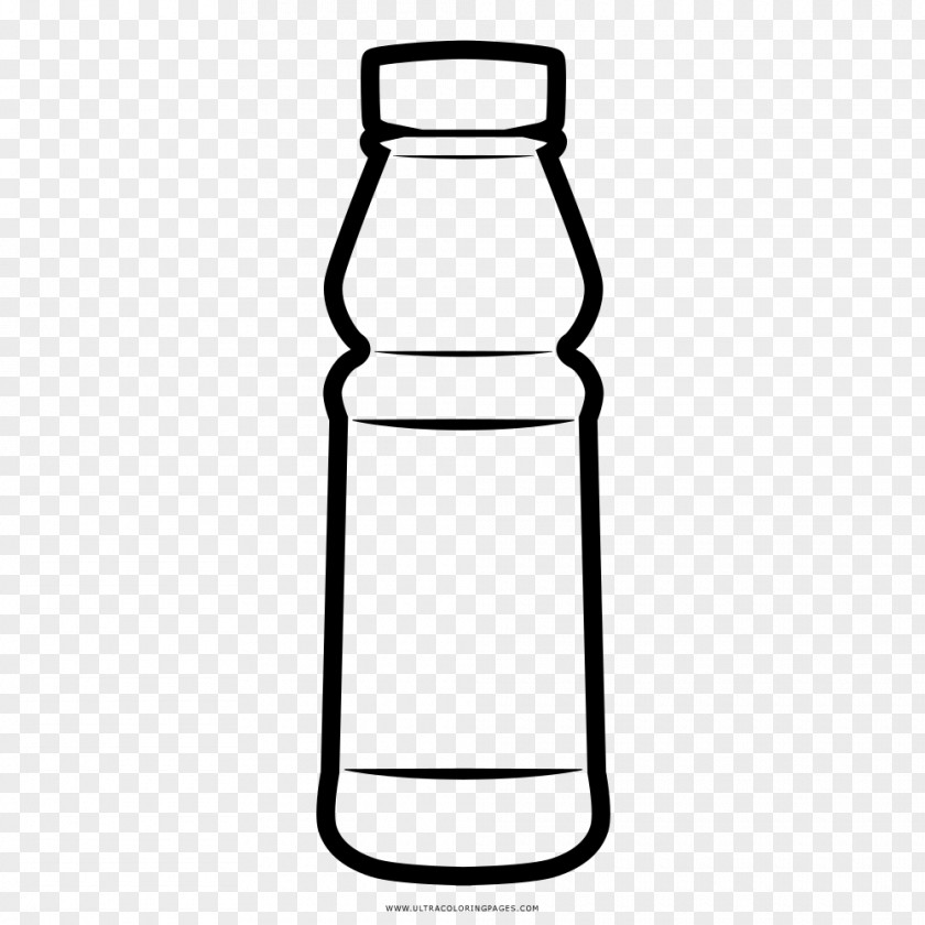 Bottle Water Bottles Glass Coloring Book Drawing PNG