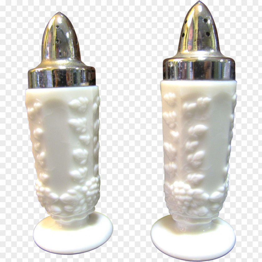 Glass Salt And Pepper Shakers Milk Black PNG