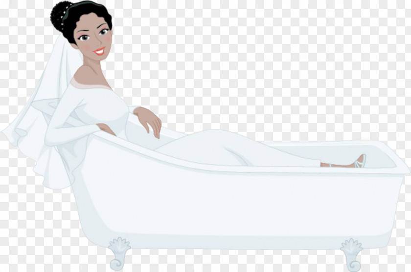 The Bride In Bathtub Royalty-free Drawing Can Stock Photo Illustration PNG
