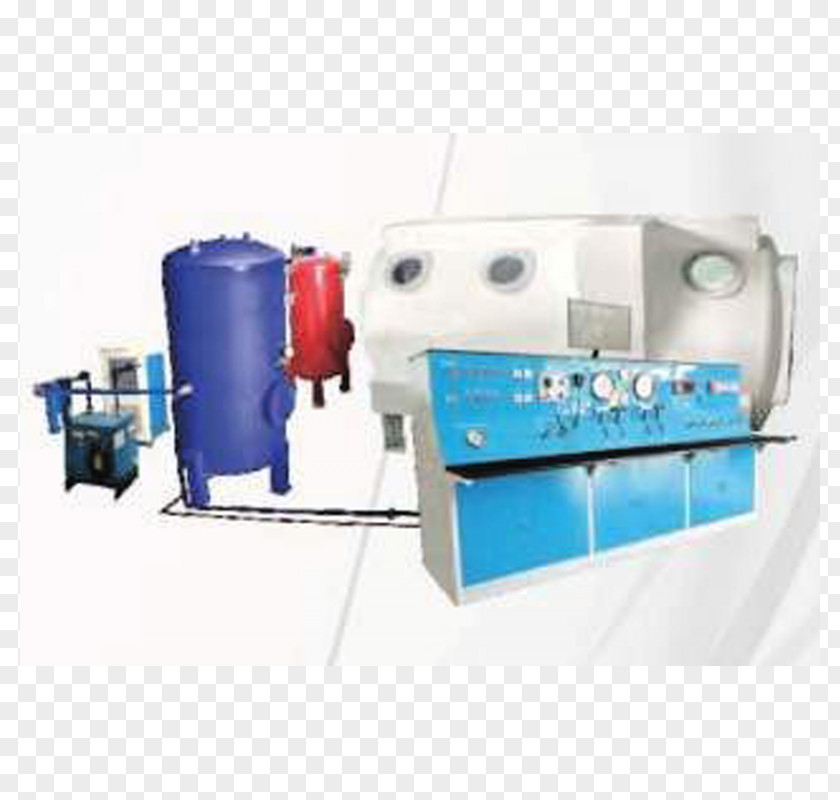 Hyperbaric Chamber Mask Plastic Cylinder Machine PNG