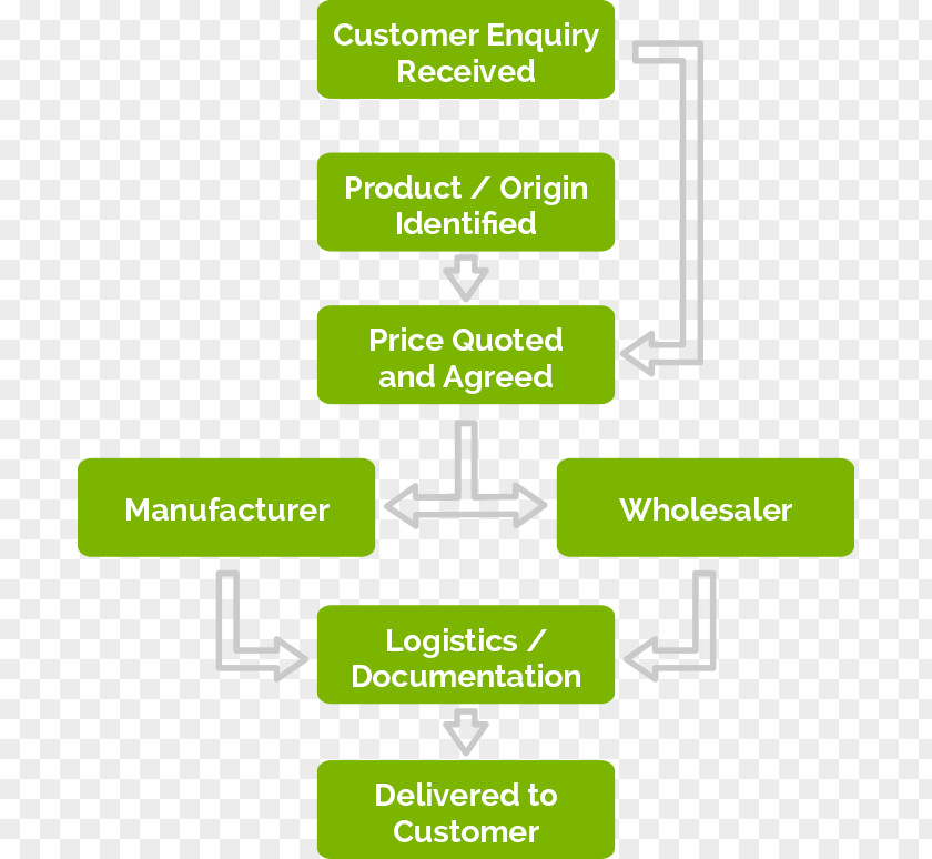 Supply Chain Organizational Chart Workflow Management PNG