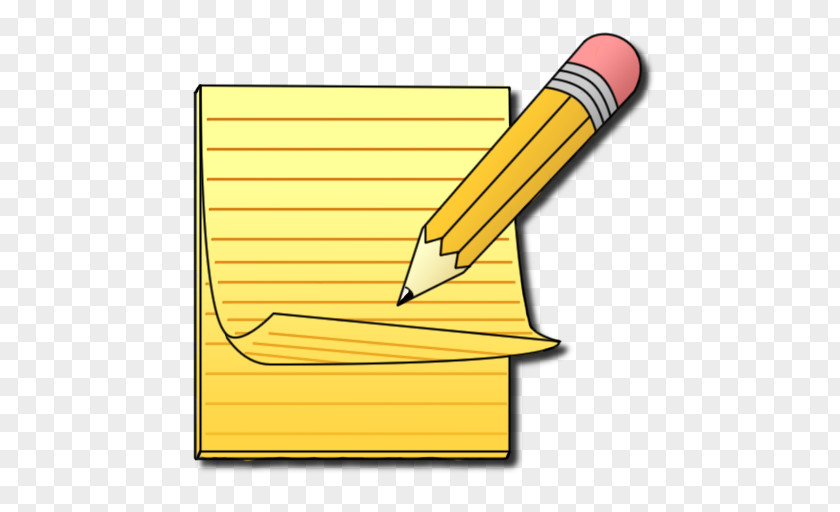 Android Paper Writing Notepad PNG
