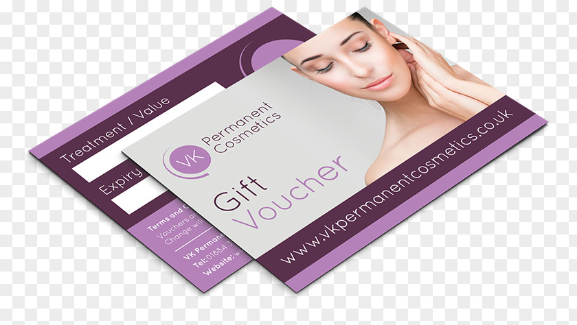 Gift Voucher Design Purple Brand Hair Coloring Font Product PNG