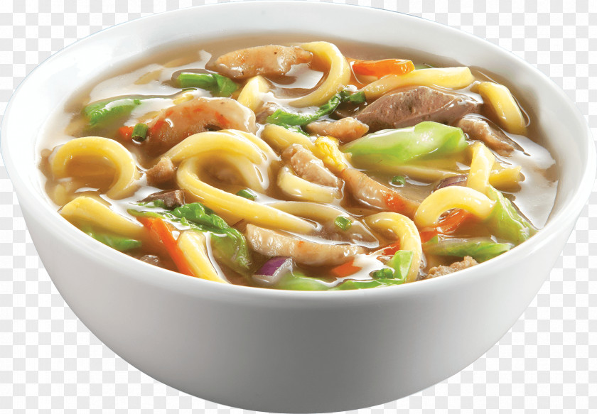 Noodle Soup Lomi Chinese Noodles Pancit Cuisine PNG