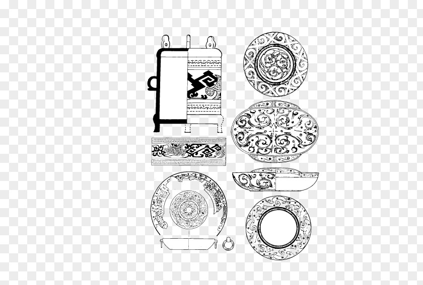 Silhouette Vessel China Western Zhou Eastern Period Budaya Tionghoa U0634u06ccu0621 U0645u0641u0631u063au06cc PNG