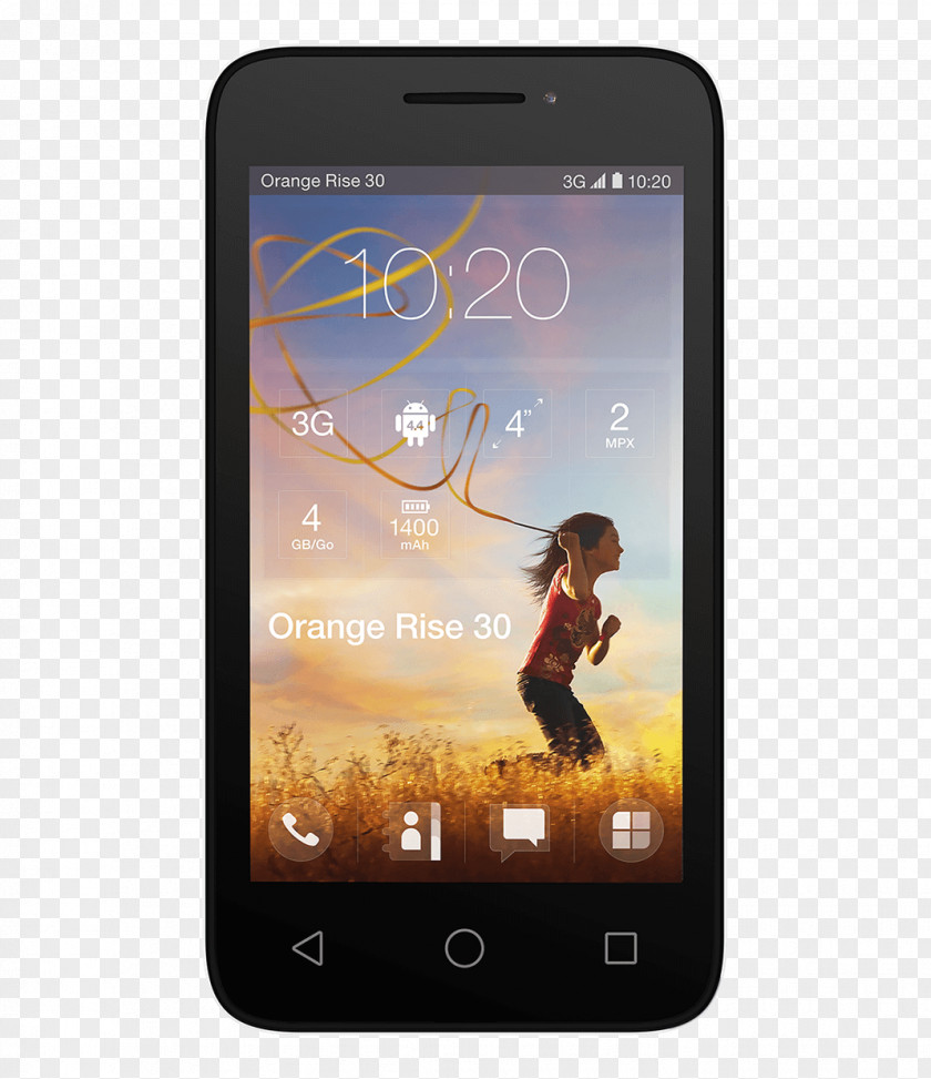 Smartphone Feature Phone Case Orange PNG