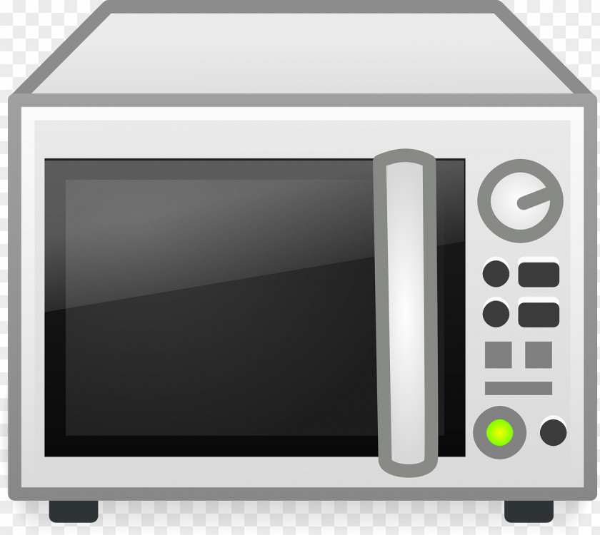 White Microwave Oven Clip Art PNG