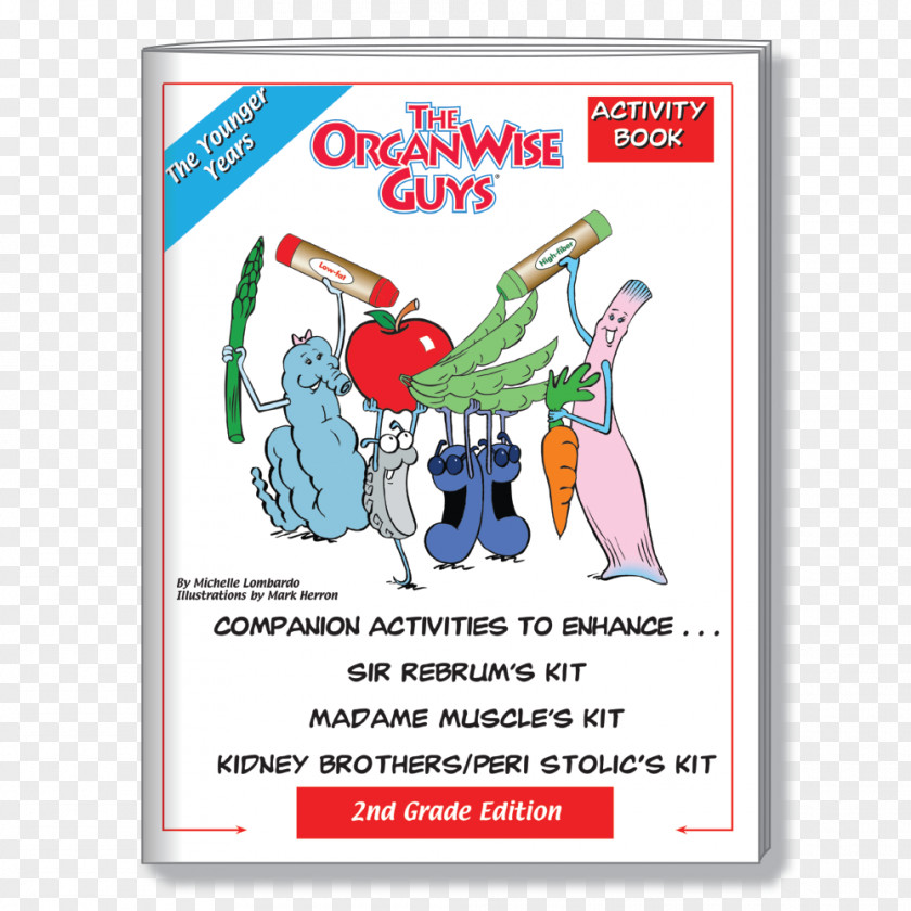 Book Store The OrganWise Guys Hardy Heart Second Grade Recreation PNG