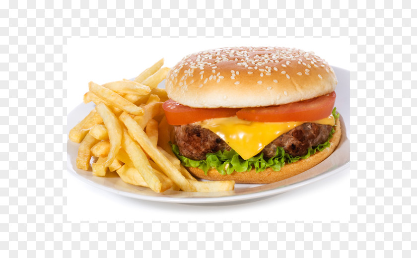 Burger Fries Cheeseburger Hamburger French Gyro Chicken Sandwich PNG