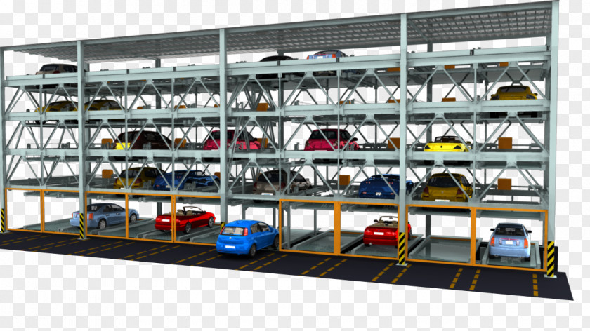 Car Parking System Automated Elevator PNG