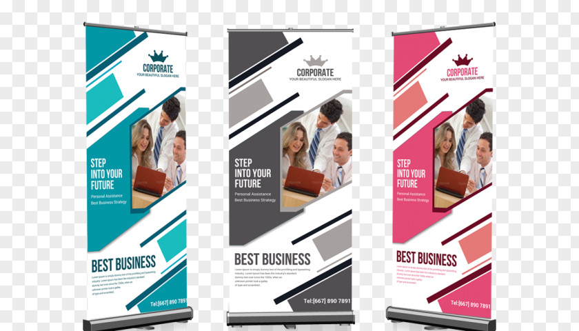 Corporate Letterhead Design Banner Advertising Poster Business PNG