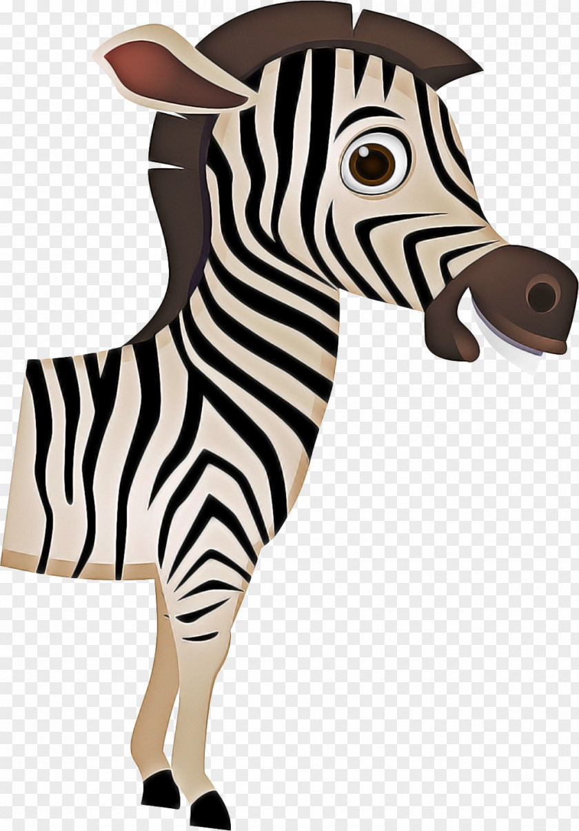 Snout Wildlife Zebra Cartoon PNG