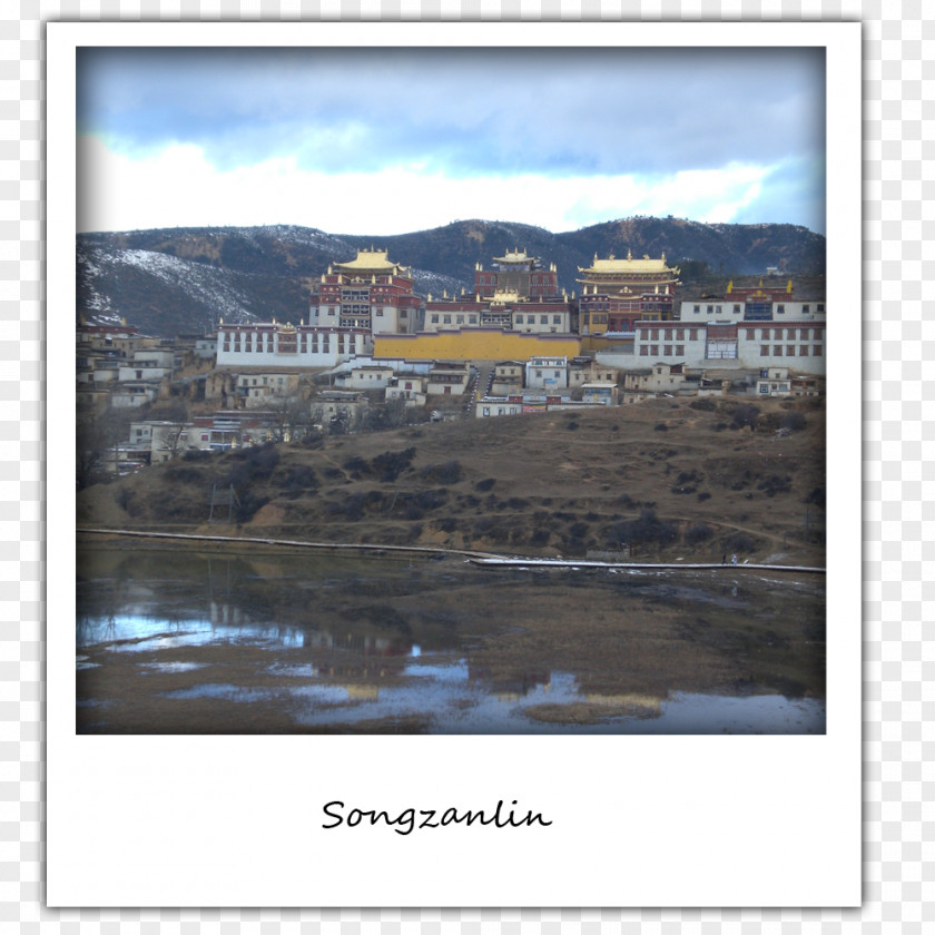 Yunnan Kunming Ganden Sumtseling Monastery Songzanlin Scenic Area Tourist Center Travel Paper Product PNG