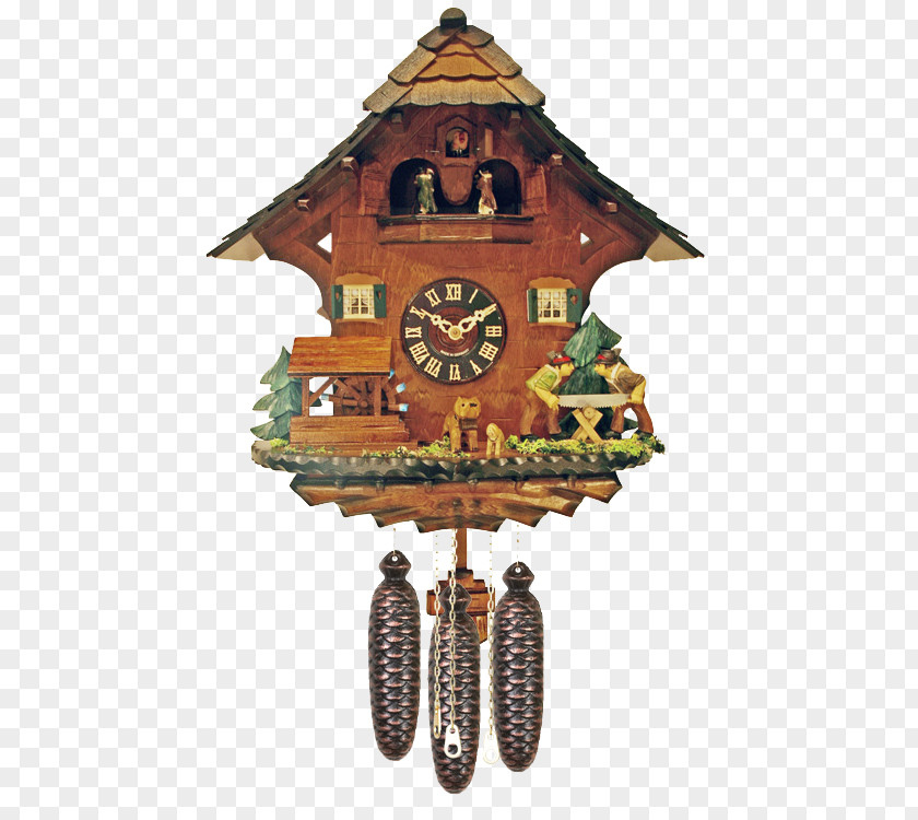 Cuckoo Clock German Museum Movement Quartz PNG