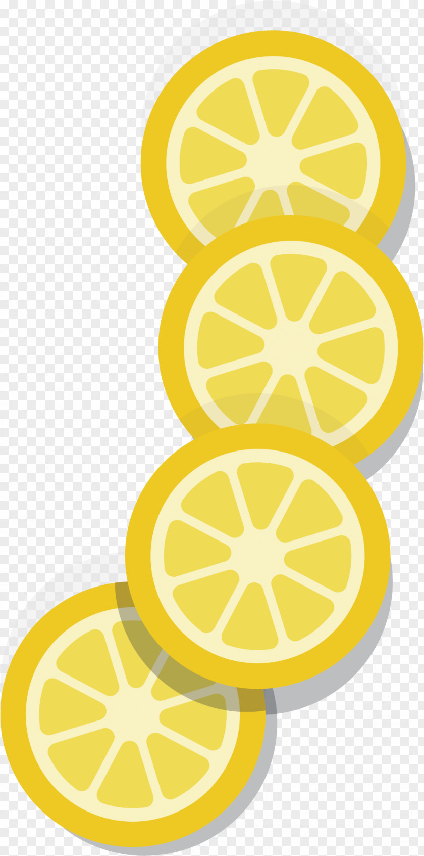 Fresh Lemon Slice Auglis PNG