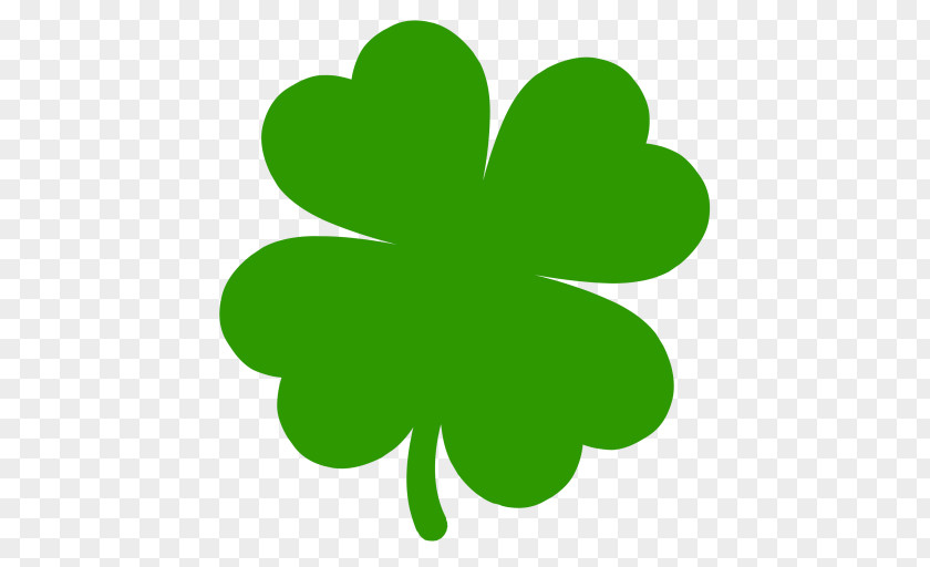 Shamrock Clipart Png Four Leaf Clover Four-leaf Saint Patrick's Day Logo Image PNG