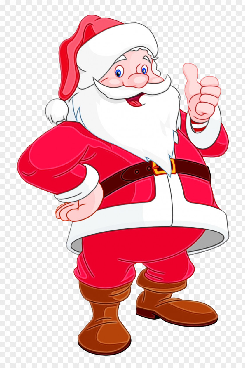 Thumb Finger Santa Claus PNG