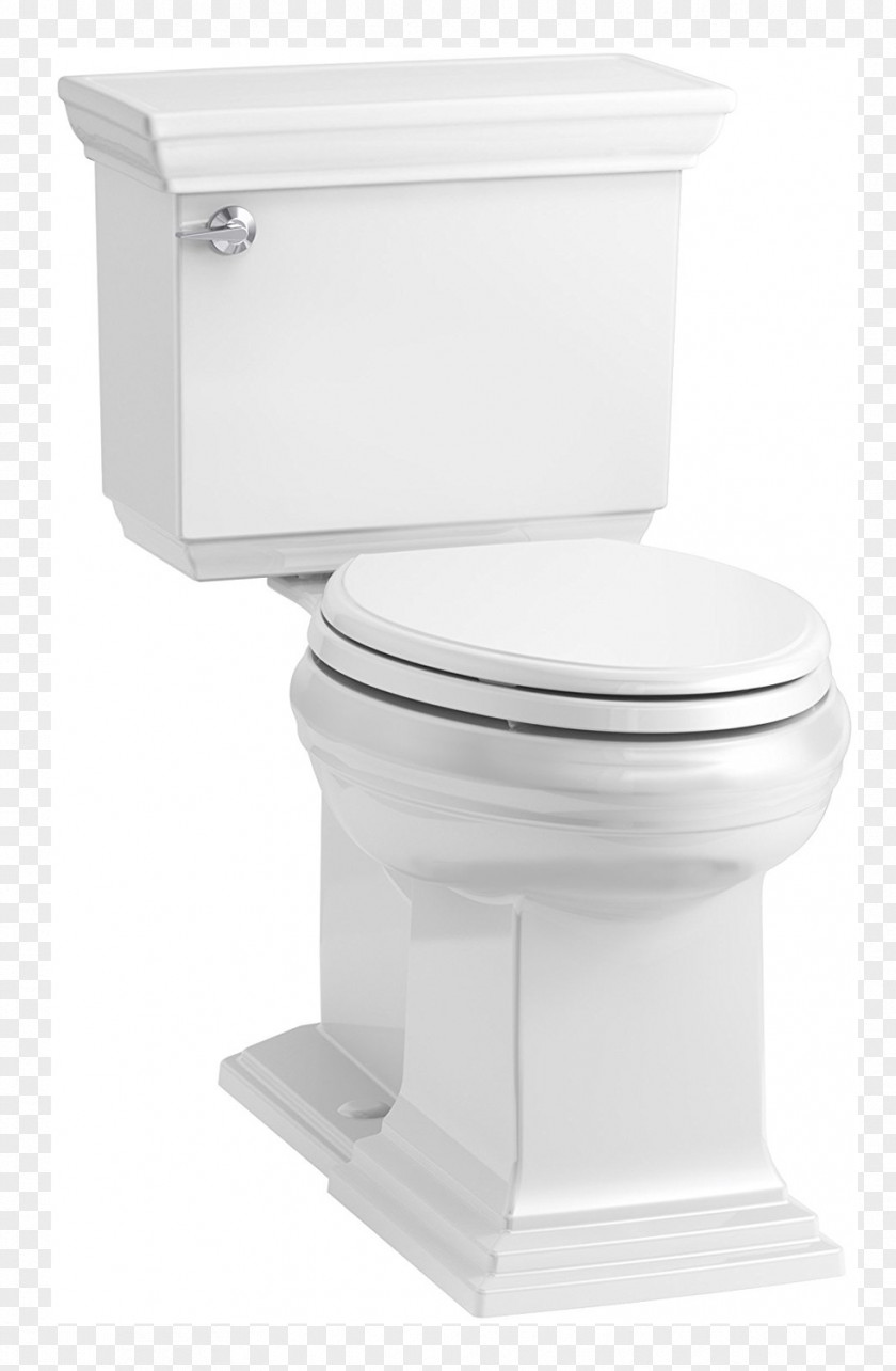 Toilet Seat Flush Kohler Co. Trap Bathroom PNG
