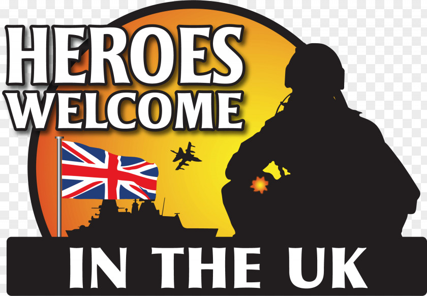 United Kingdom Logo Heroes Welcome UK British Armed Forces Organization PNG