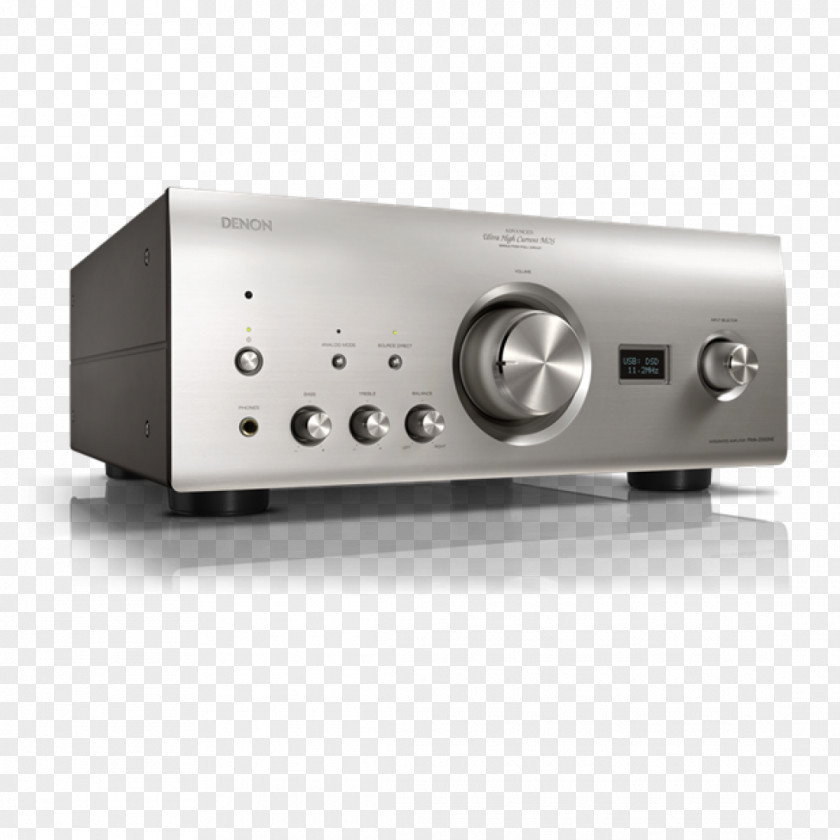 DENON PMA-2500NE PREMIUM SILVER Integruotas Stereo Stiprintuvas Audio Power Amplifier AV Receiver Integrated PNG
