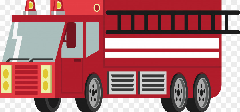 Fire Truck Engine Conflagration Car Icon PNG