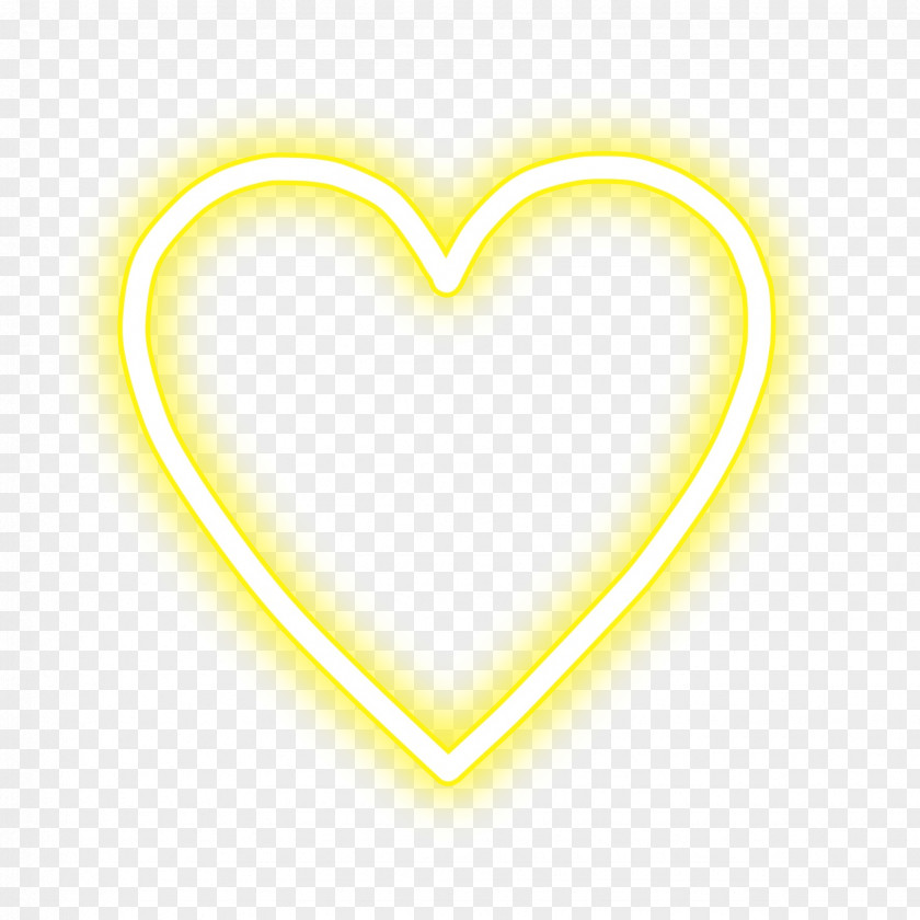 Heart Yellow Love PNG