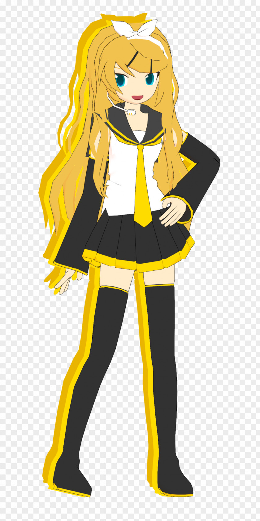 MikuMikuDance Kagamine Rin/Len Download PNG