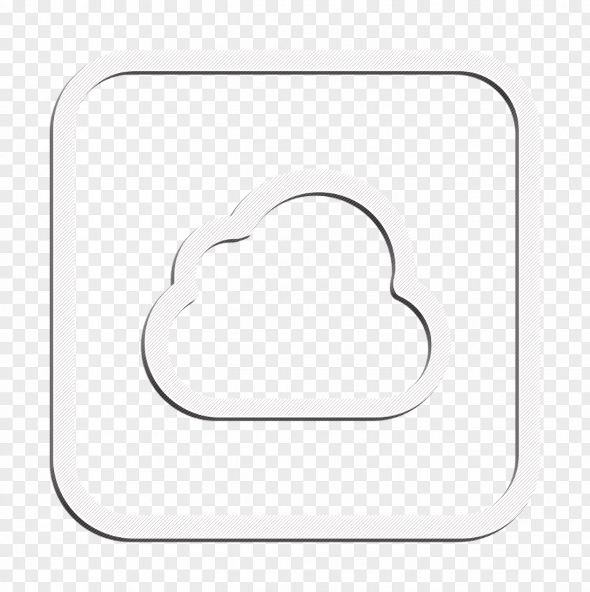 Blackandwhite Logo Cloud Icon Media Network PNG