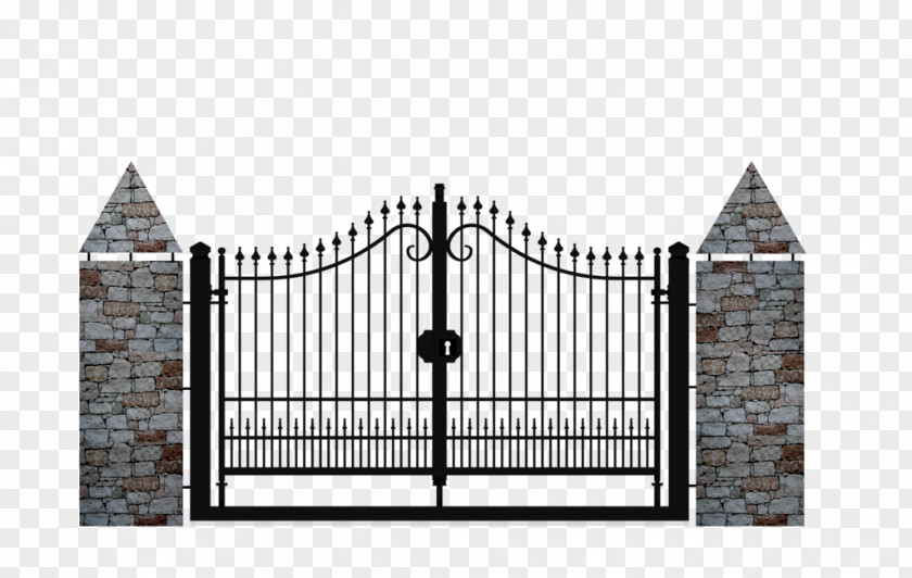 Fence Gate Wrought Iron Infisso PNG